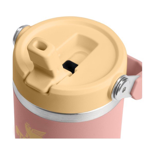 Broskyňová termoska z nehrdzavejúcej ocele 410 ml IceFlow™ Flip Straw 2.0 Tumbler Peach Rose – Stanley-image-2