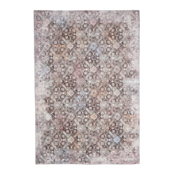 Hnedý koberec Floorita Astana Multi, 80 × 150 cm