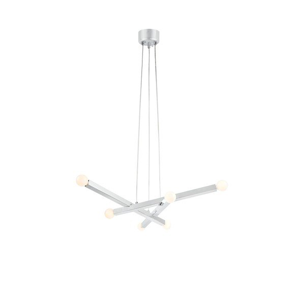 Kovové závesné svietidlo v striebornej farbe Stack – Markslöjd