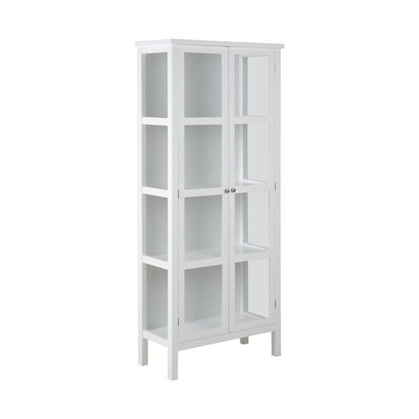 Biela 2-dverová vitrína Actona Eton, výška 180 cm-image-1