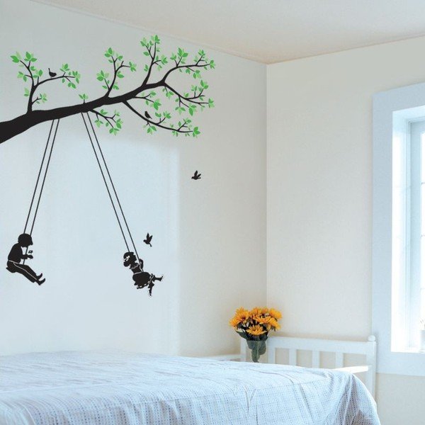 Samolepka Children Swinging in a Tree-image-1