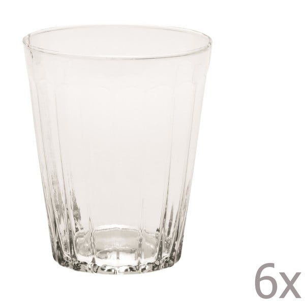 Sada 6 pohárov na vodu Lucca Transparent, 450 ml