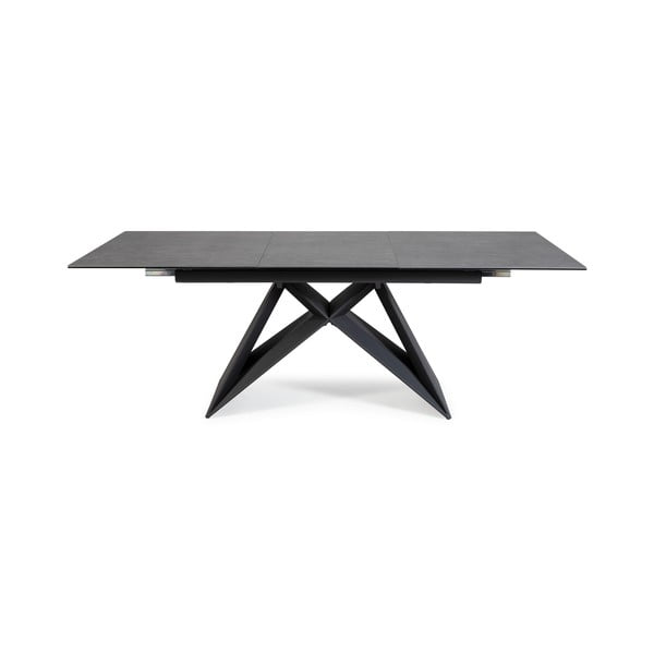 Čierny rozkladací jedálenský stôl Marckeric Hara-image-2