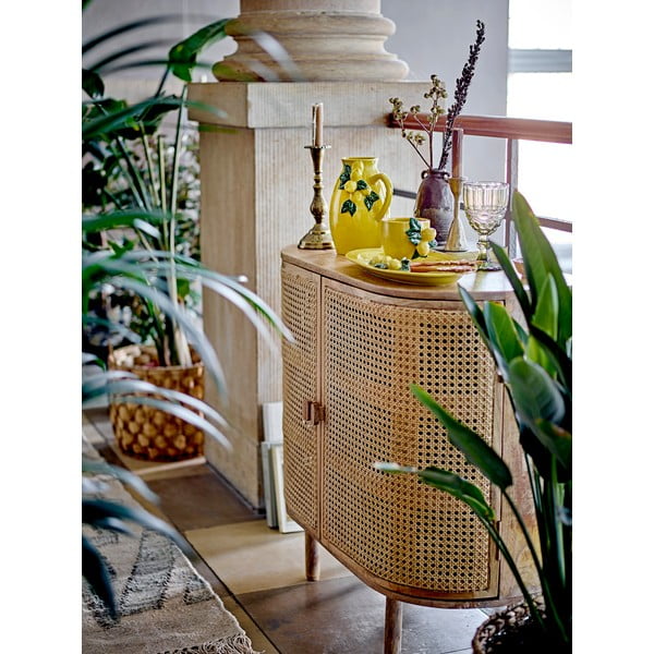 Hnedá ručne vyrobená váza z kameniny Reina – Bloomingville-image-3