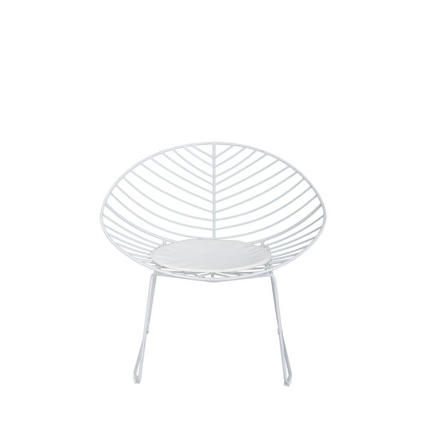 Súprava 2 bielych záhradných stoličiek Bonami Selection Coco-image-2