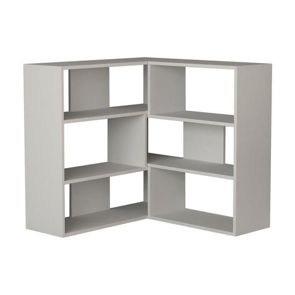 Biela rohová knižnica Molly N 3 White