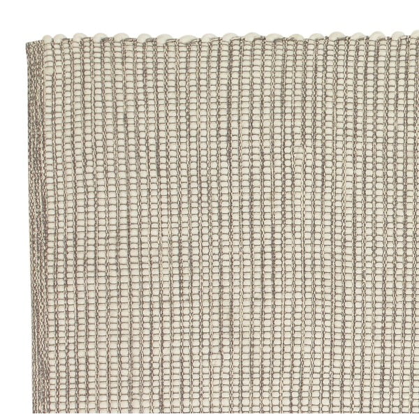 Svetlosivý obojstranný ručne tkaný koberec s prímesou vlny 200x300 cm Poppy – Hübsch-image-4