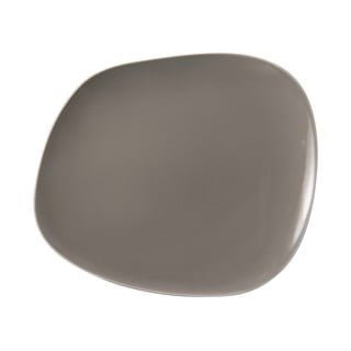 Sivý porcelánový tanier Villeroy & Boch Like Organic, 27 cm
