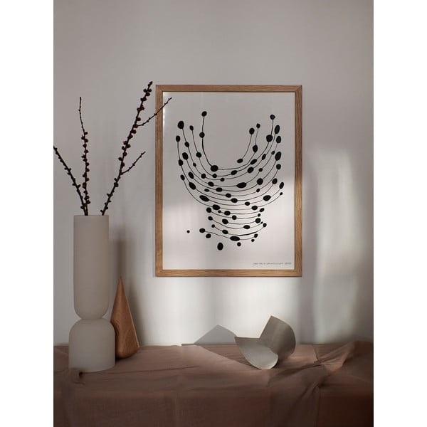 Plagát 30x40 cm Dancing Dots – Leise Dich Abrahamsen – The Poster Club-image-1