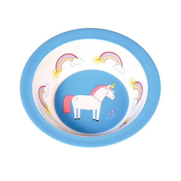 Modrý tanierik s jednorožcom Rex London Magical Unicorn