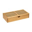 Bambusový kúpeľňový organizér Wenko Allegre, 28 x 6 cm