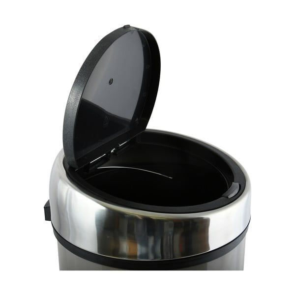 Taupe dotykový oceľový odpadkový kôš 30 l – MSV-image-4