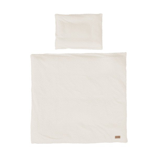 Krémové detské obliečky do postieľky 80x80 cm Seashells – Roba