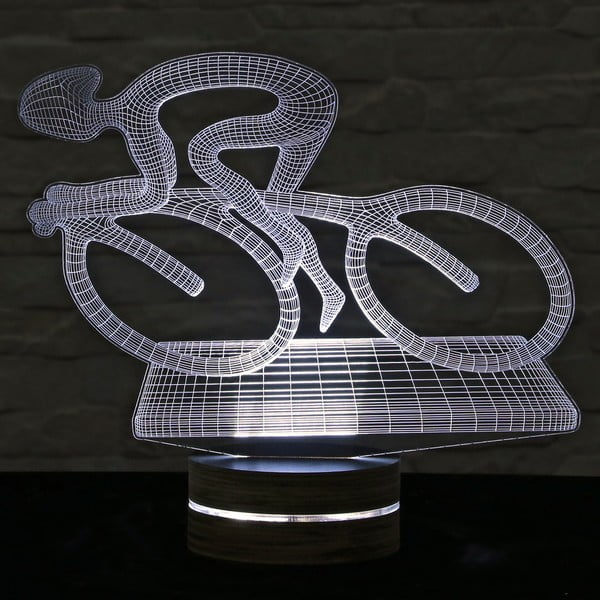 3D stolová lampa Bike