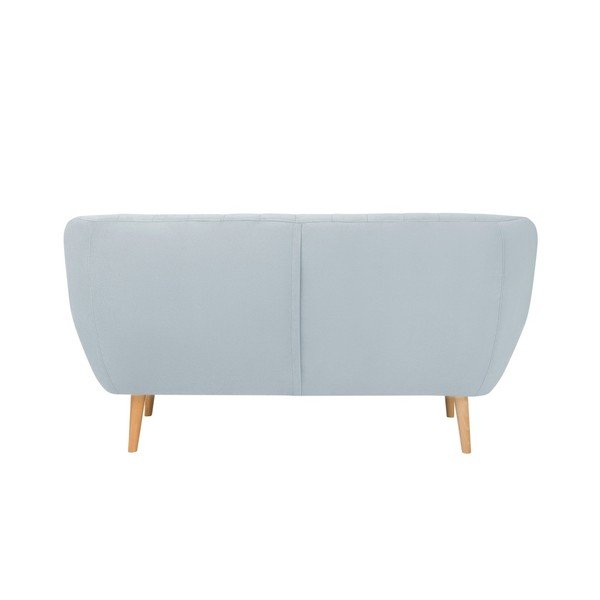 Svetlomodrá zamatová pohovka Mazzini Sofas Sardaigne, 158 cm-image-3