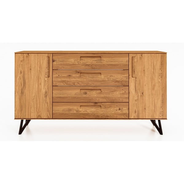 Vysoká komoda z dubového dreva 182x100 cm Golo - The Beds-image-2