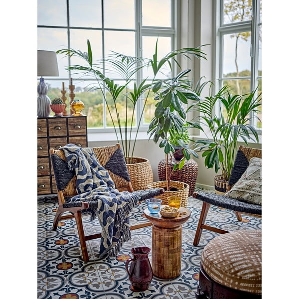 Okrúhly odkladací stolík z mangového dreva ø 30 cm Yasme – Bloomingville-image-2