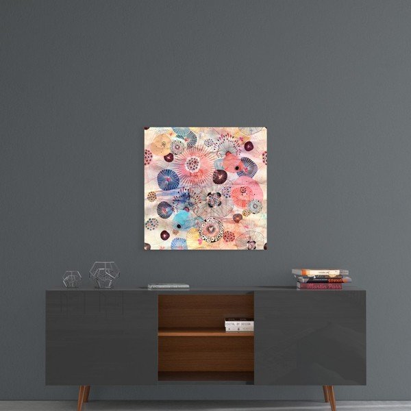 Sklenený obraz Insigne Alternative Flowers, 40 x 40 cm-image-1