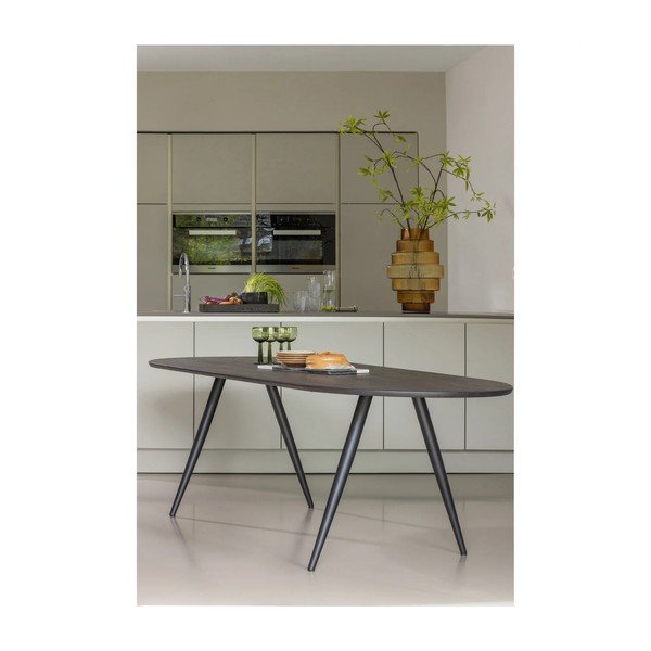 Jedálenský stôl s doskou z dubového dreva 90x220 cm Tablo – WOOOD-image-1