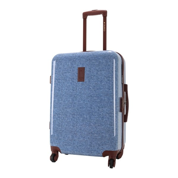 Modrý cestovný kufor LULU CASTAGNETTE Sky, 71 l