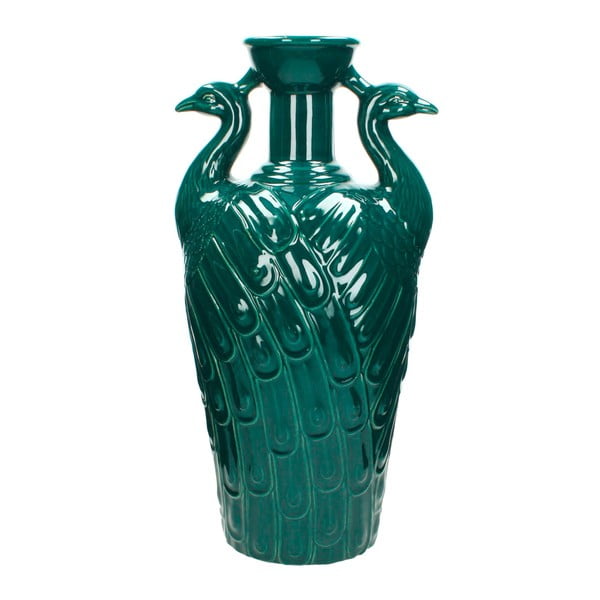 Zelená keramická váza HF Living Studio, 22,5 × 45,4 cm