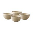 Béžové kameninové polievkové misky v súprave 4 ks 1 l – House Nordic