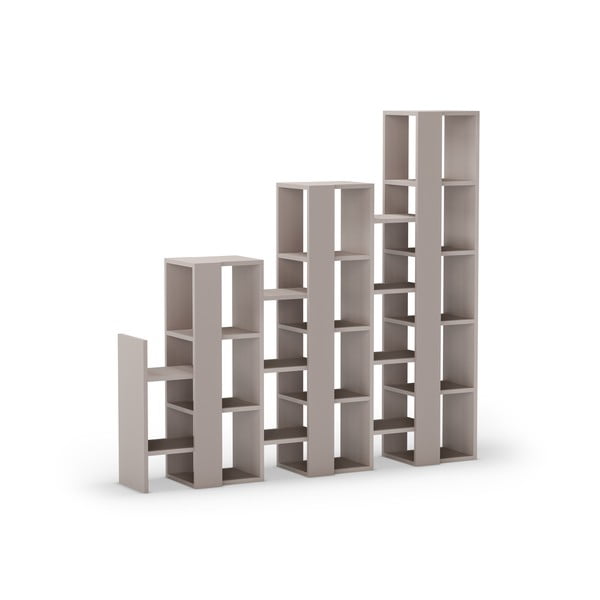 Sivobéžový regál 158x151 cm Anissa – Marckeric-image-3