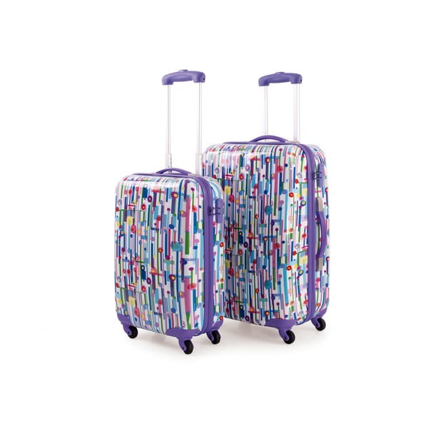 Sada 2 cestovných kufrov Skpa-T, fialová