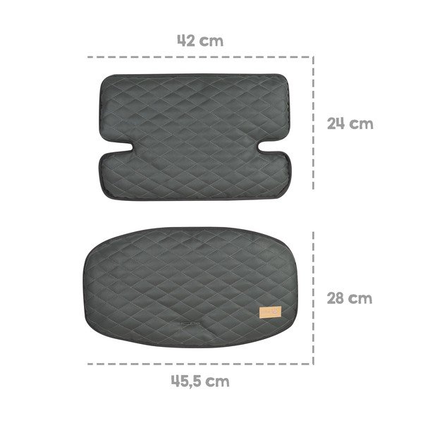 Sivá vložka do jedálenskej stoličky Luxe – Roba-image-4