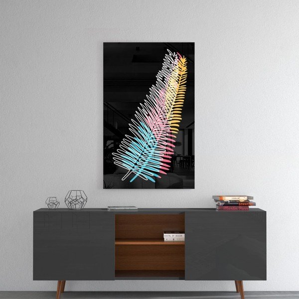 Sklenený obraz Insigne Colored Fern, 46 x 72 cm-image-3