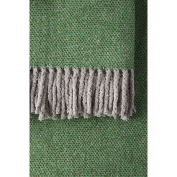 Zelený pléd s podielom bavlny Euromant Jade, 140 x 180 cm-image-2