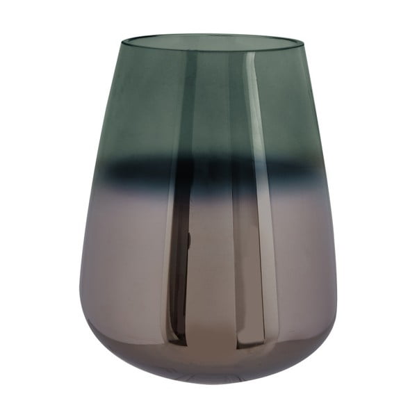 Zelená sklenená váza PT LIVING Oiled, výška 23 cm