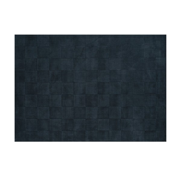 Vlnený koberec Luzern, 170x240 cm, oceľová modrá