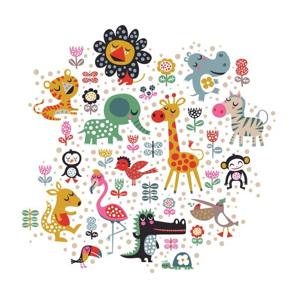 Samolepka ZOO, 41x57cm-image-1