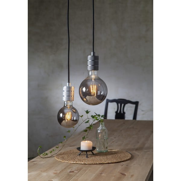 Teplá LED/filamentová žiarovka E27, 2 W Plain Smoke – Star Trading-image-4