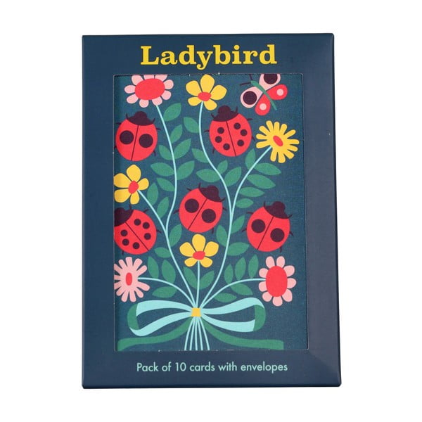 Pohľadnice v súprave 10 ks Ladybird – Rex London