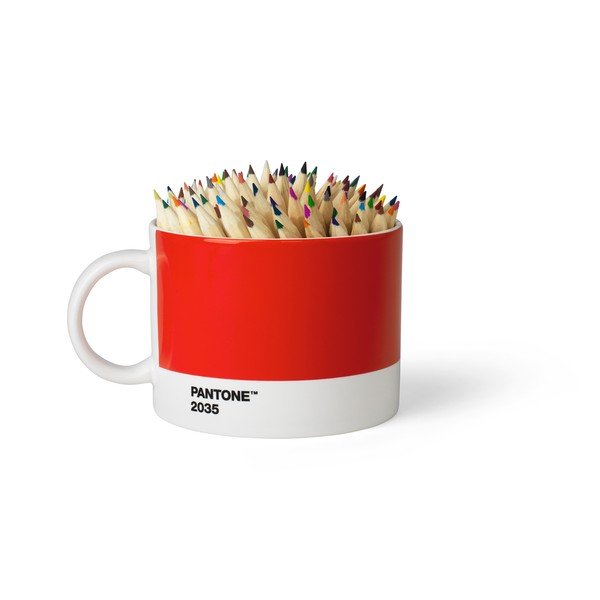 Červený hrnček na čaj Pantone, 475 ml-image-1