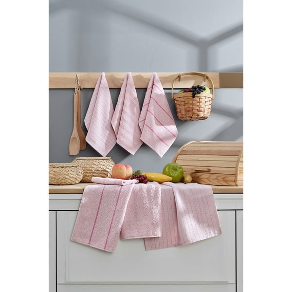 Bavlnené utierky v súprave 6 ks 30x50 cm Sofya – Foutastic-image-2