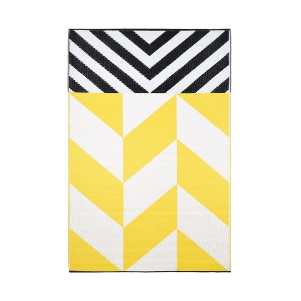 Koberec vhodný do e×teriéru HF Living Bee, 60 × 100 cm
