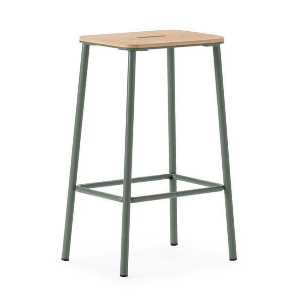 Zelené barové stoličky v súprave 2 ks (výška sedadla 65 cm) Abba – Marckeric