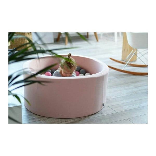 Modrý okrúhly detský bazénik s 200 loptičkami Misioo, 90 x 40 cm-image-4