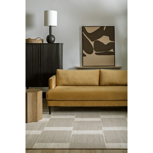 Sivobéžový vlnený koberec 160x240 cm Agnus Pavement – ​​Agnella-image-1