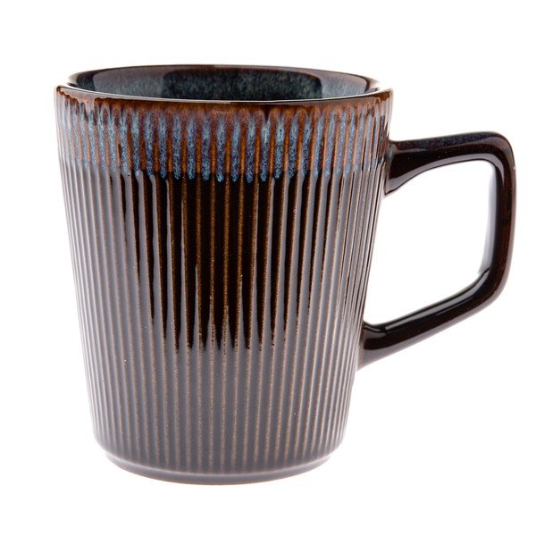 Tmavohnedý keramický hrnček 410 ml Tone – Dakls