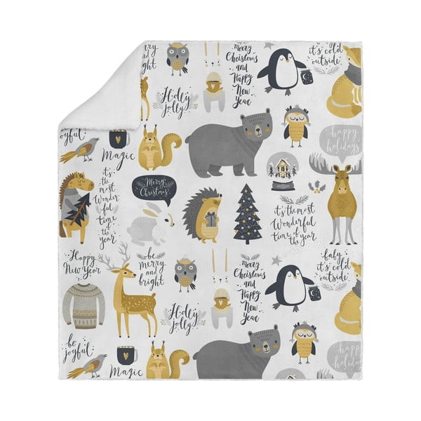 Biela detská deka 120x180 cm – Oyo home