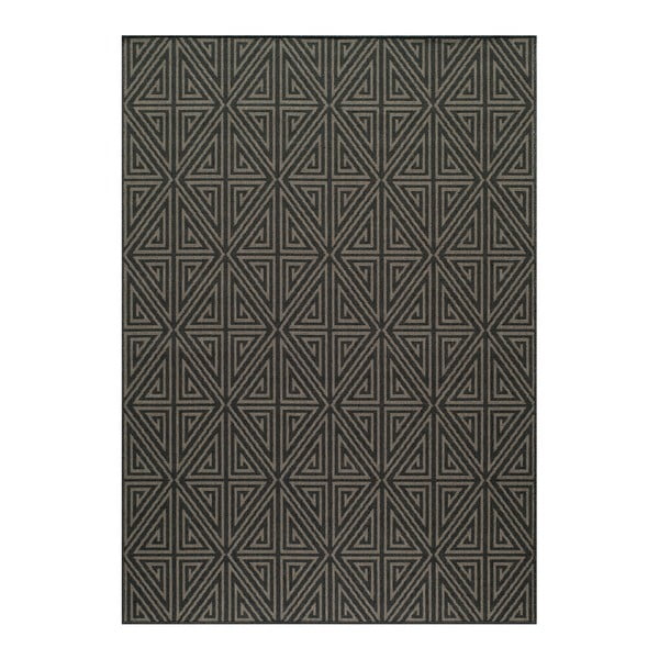Čierny koberec Nourison Baja Rallo, 290 × 201 cm
