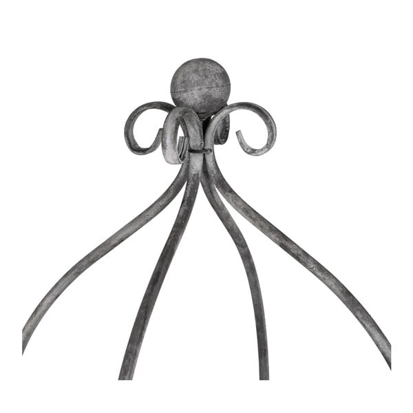 Sivý kovový regál 45x144x45 cm Mireille – Ixia-image-4