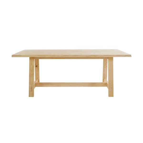 Jedálenský stôl z borovicového dreva v prírodnej farbe 100x200 cm Derby – Støraa