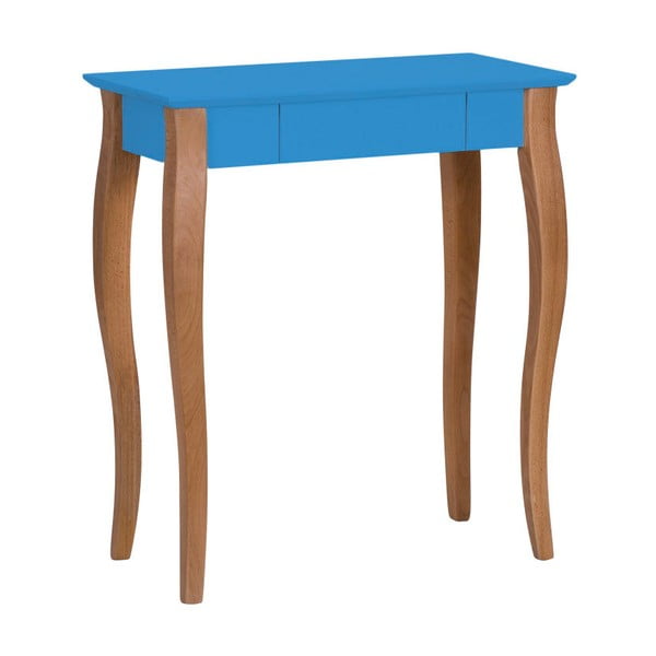 Modrý písací stôl Ragaba Lillo, šírka 65 cm
