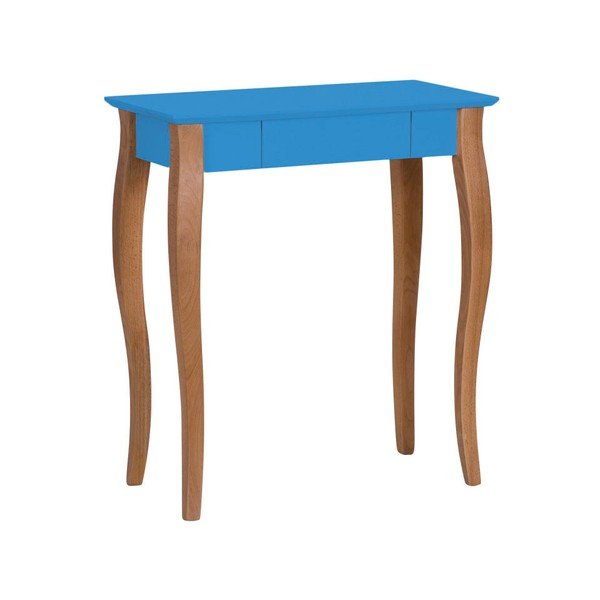 Modrý písací stôl Ragaba Lillo, šírka 65 cm