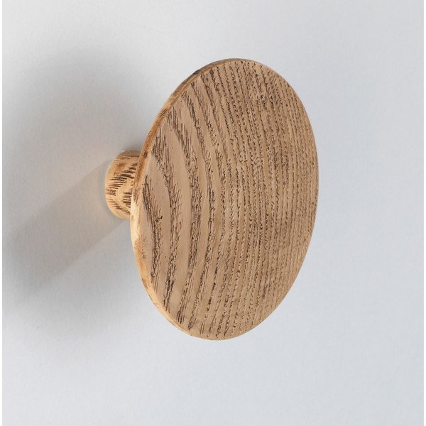 Nástenný háčik s dekorom dubového dreva Wenko Melle, ⌀ 8 cm-image-3